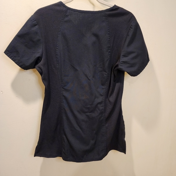 CHEROKEE Women's Black Scrub top size S - Picture 3 of 9